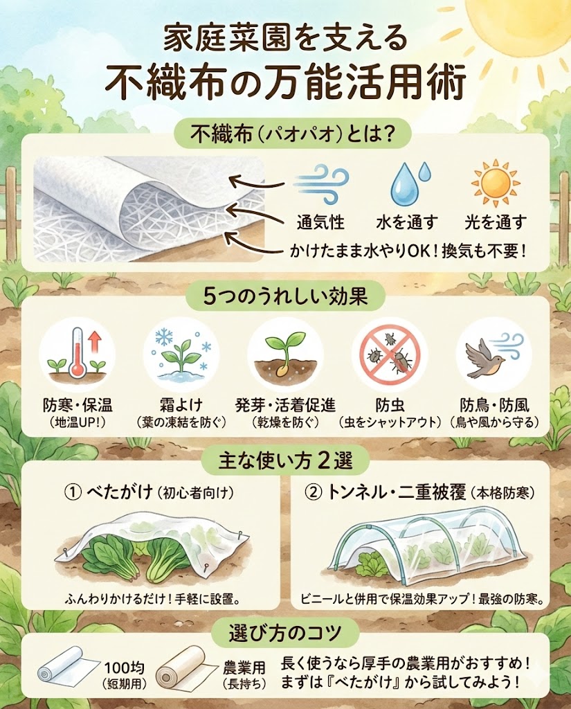 不織布の万能活用術