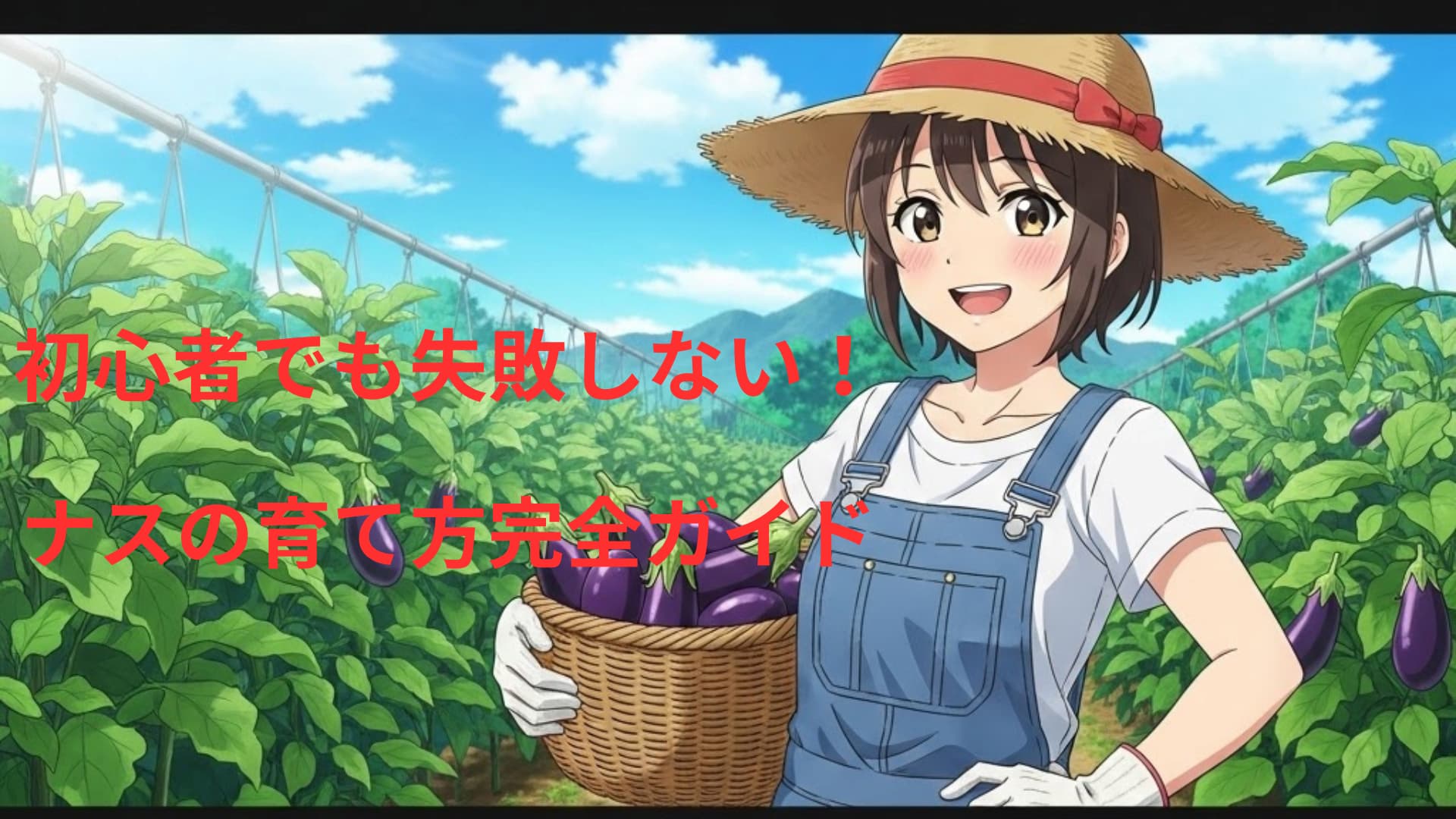 初心者でも失敗しない！ナスの育て方完全ガイド