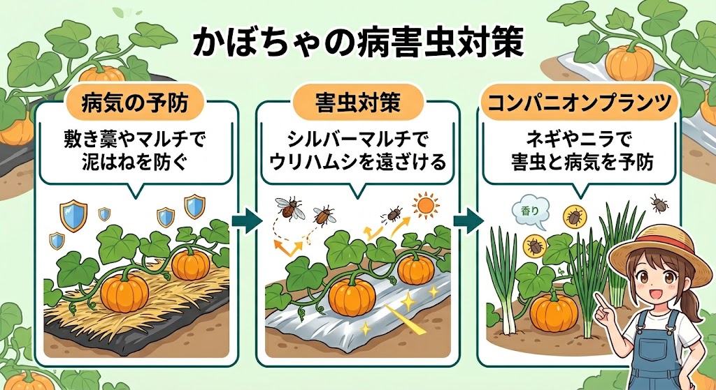 かぼちゃの害虫対策