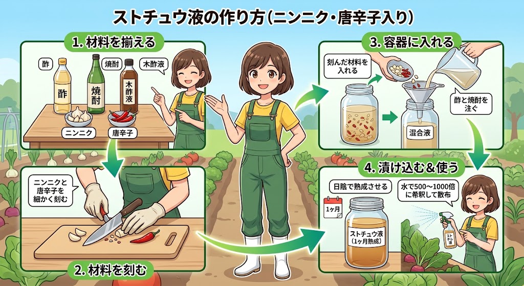 ストチュウ液の作り方